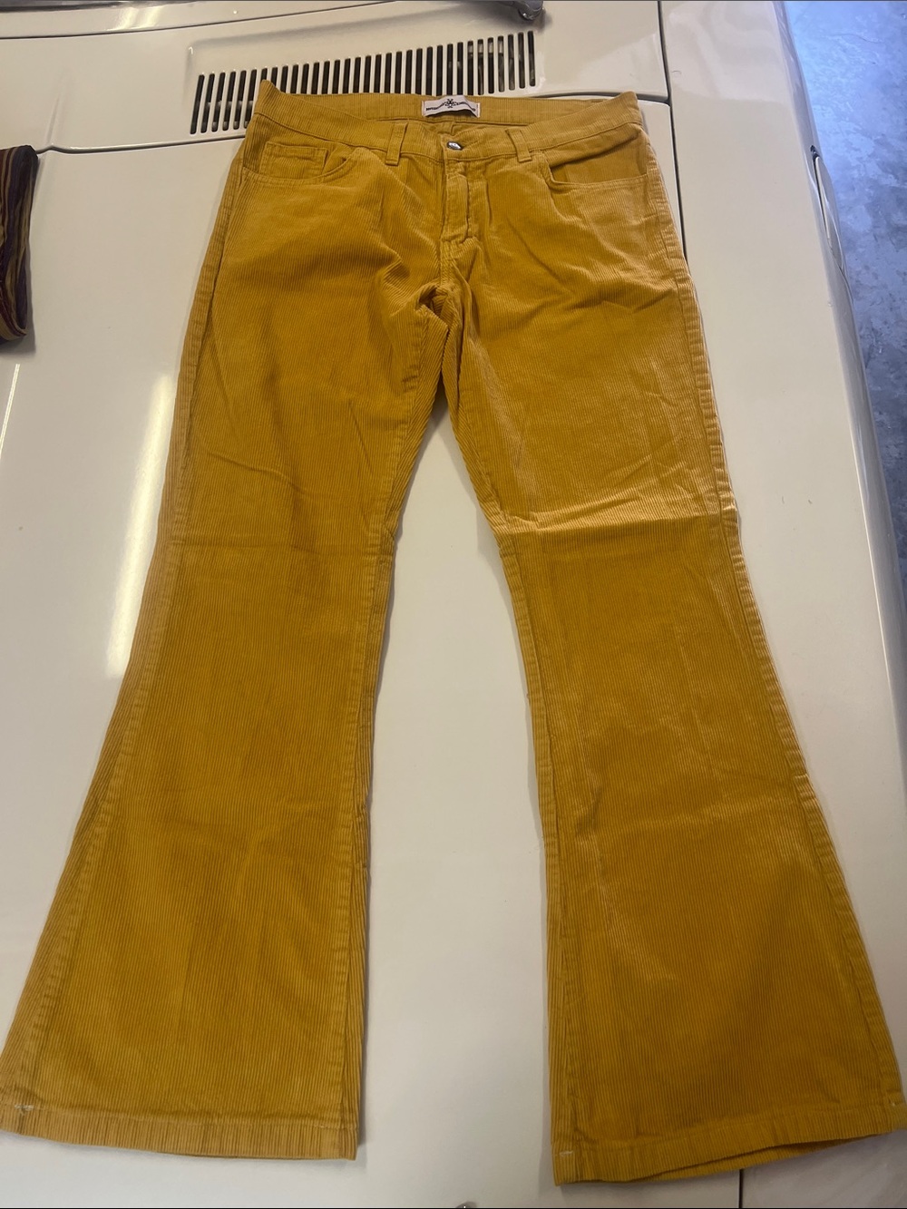 Mens Madcap Killer Retro 70s Cord Flares (Mustard) *Discontinued* 32x32